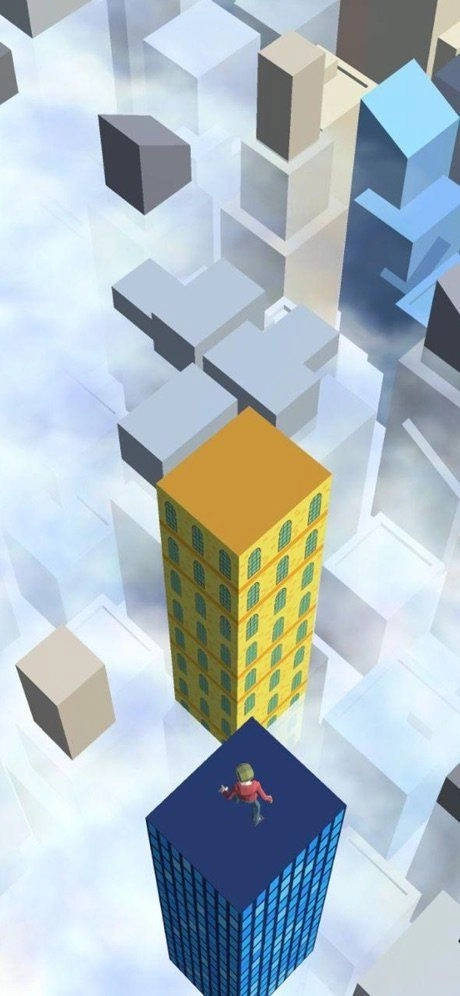 楼顶跳一跳游戏手机安卓版截图