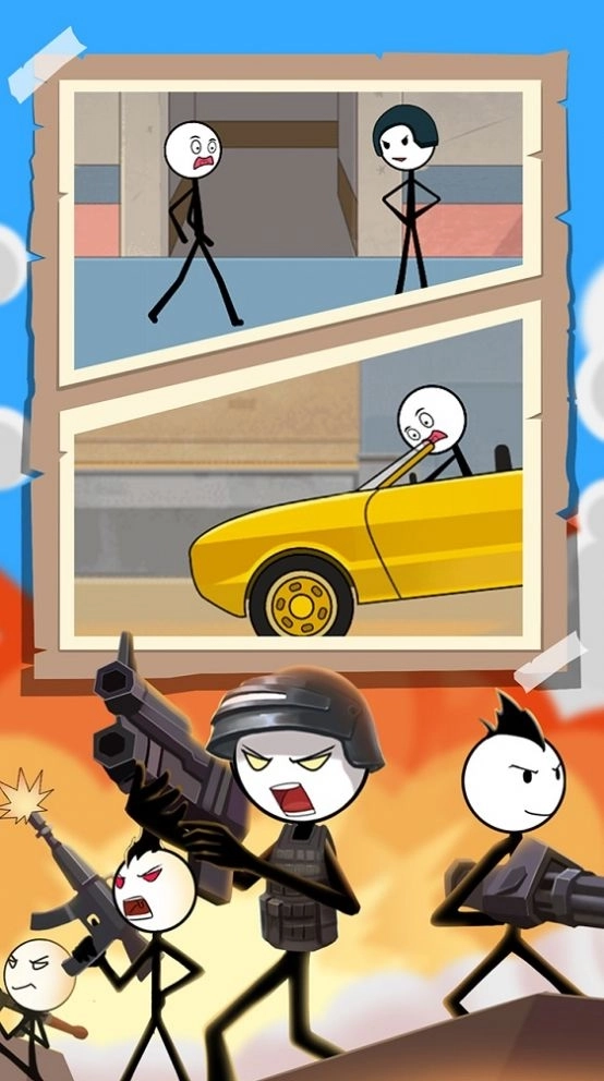 火柴人吃鸡日记4游戏截图