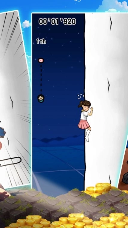 攀岩上升的女孩游戏手机版截图