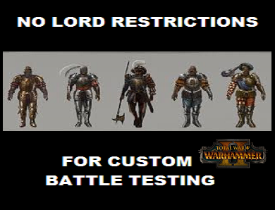 全面战争：战锤2随机任意英雄开始自定义战斗MOD RomoR版