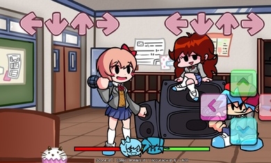 FNF: Doki Doki Takeover!截图