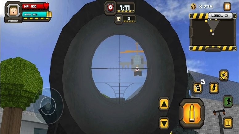 方块人越狱生存Most Wanted Jail Break截图