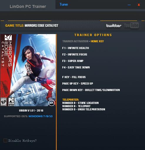 镜之边缘：催化剂九项修改器 v1.01 Lingon版