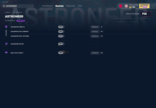 异星探险家五项修改器v1.9.8 MrAntiFun版（支持steam）