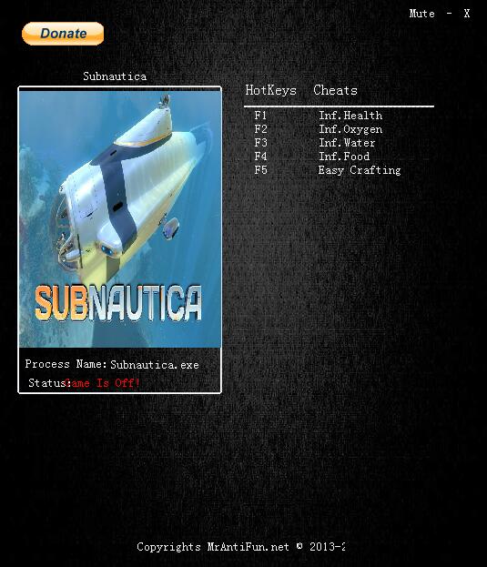 美丽水世界六项修改器 Build59302 MrAntiFun版