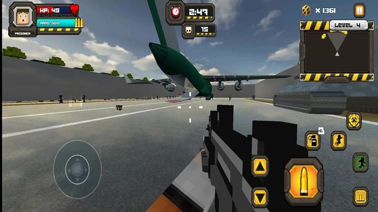 方块人越狱生存Most Wanted Jail Break截图