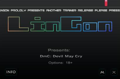 鬼泣5十八项修改器 v1.3 LinGon版