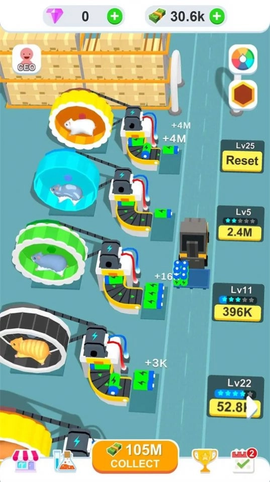 闲置仓鼠发电厂游戏截图