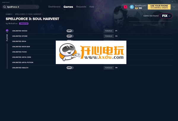 咒语力量3灵魂收割八项修改器 v2020.02.27 最新版