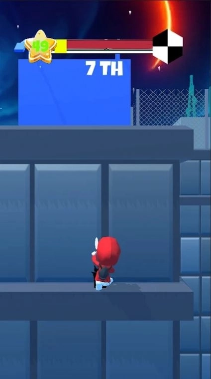 跑酷奔跑跳跃游戏截图