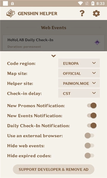 genshin helper APP截图