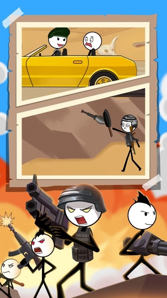 火柴人吃鸡日记4游戏截图