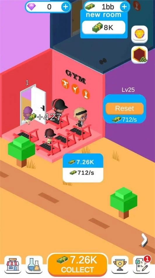 闲置体育馆建筑游戏安卓版截图